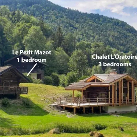 L'oratoire & Mazot - Renovated Historic - Huge Garden & Separate For 2 Les Houches